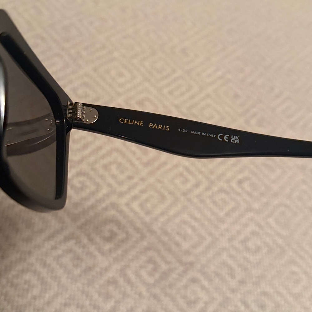 Celine Black Oversized Square Sunglasses - Picture 6 of 6
